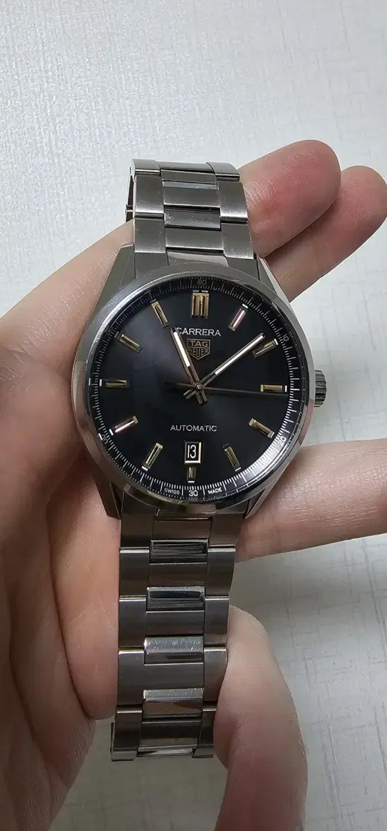 [풀박]태그호이어 신형 까레라 검판(로골) 39mm 판매합니다